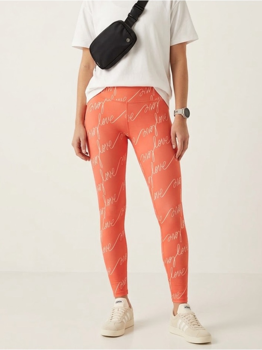 LULAROE Love Print Leggings tall & curvy